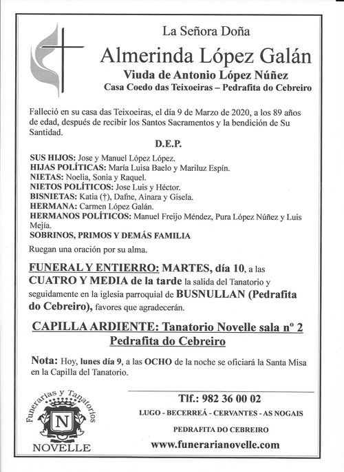 Funerales Funerarias y Tanatorios Novelle Funerales Funerarias y Tanatorios Novelle