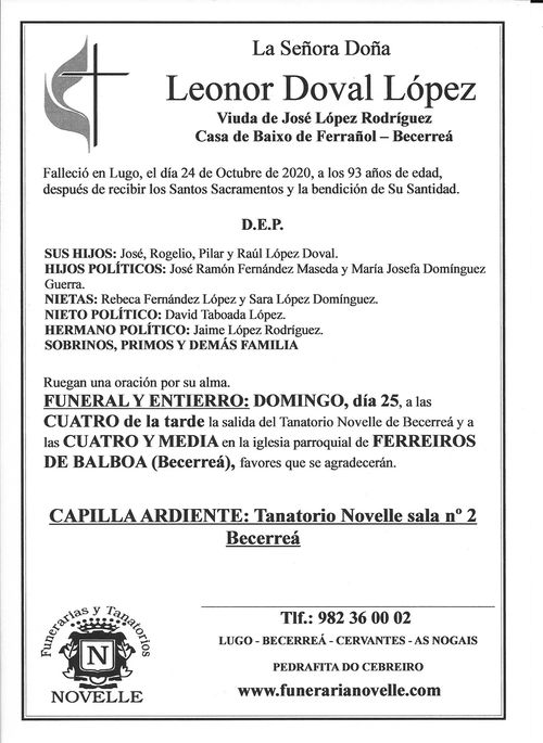 Funerales Funerarias y Tanatorios Novelle Funerales Funerarias y Tanatorios Novelle