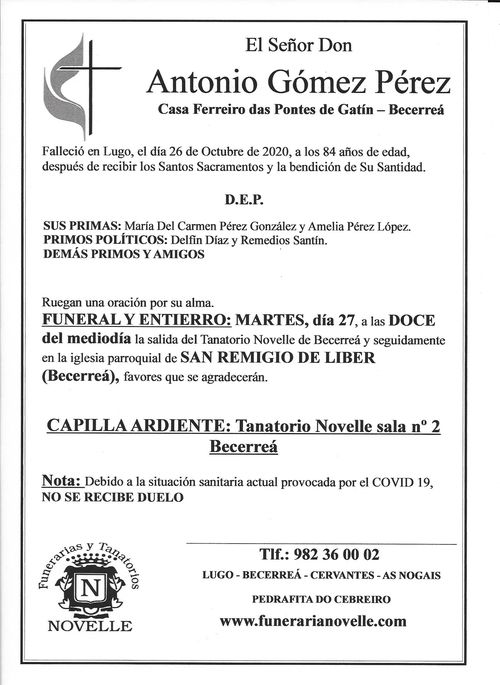 Funerales Funerarias y Tanatorios Novelle